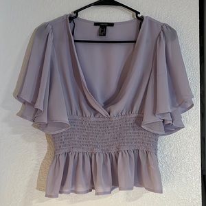 Forever 21, medium size, lilac top.